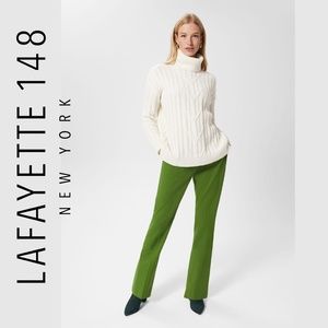 Lafayette 148 New York Green Dress Pants